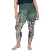 Athleisure Plus Size Leggings with great prints and colorful patterns like Athleisure leggings by Lululemon Athletica, Fabletics, Sweaty Betty, Under Armour, Nike and Adidas 