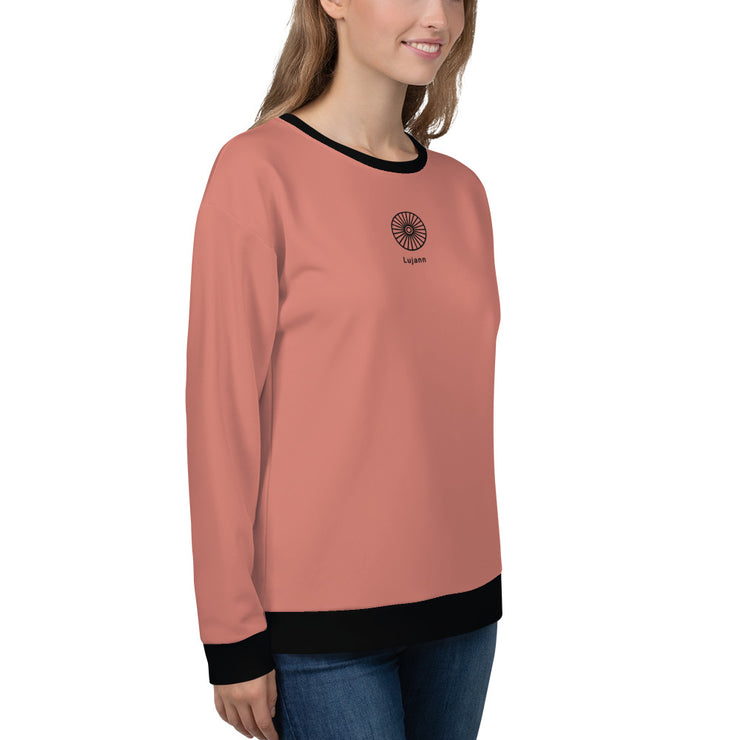 LSB "Classic" Pullover Fitness Sweatshirt in Crabapple