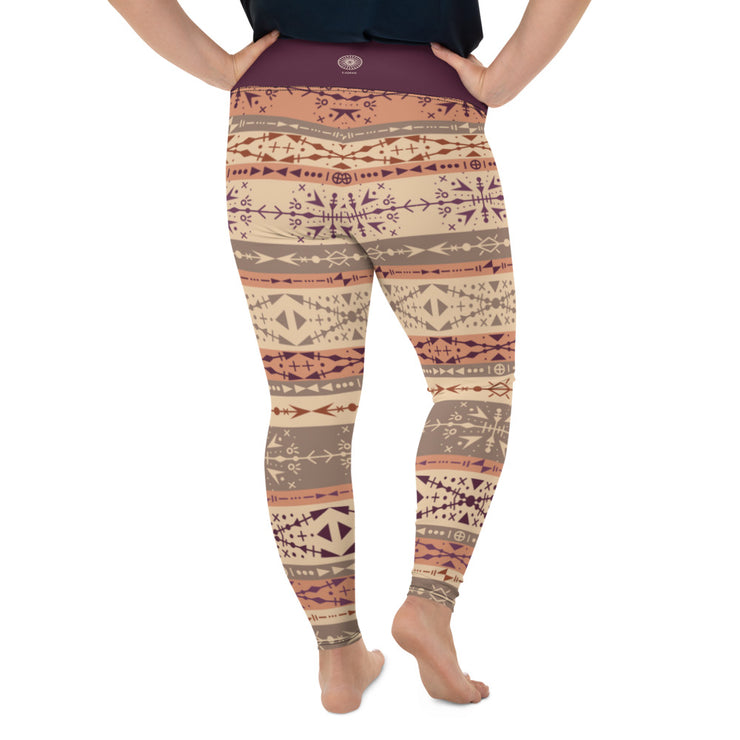 Athleisure Plus Size Leggings with great prints and colorful patterns like Athleisure leggings by Lululemon Athletica, Fabletics, Sweaty Betty, Under Armour, Nike and Adidas 