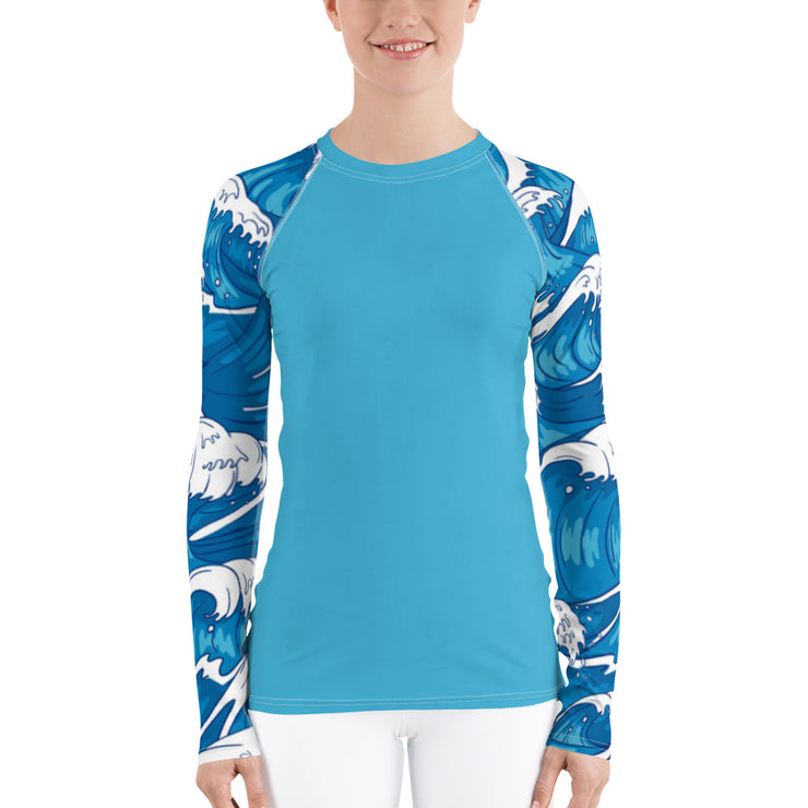 "Pacific Storms" Land & Sea Fitness Top