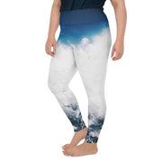 Athleisure Plus Size Leggings with great prints and colorful patterns like Athleisure leggings by Lululemon Athletica, Fabletics, Sweaty Betty, Under Armour, Nike and Adidas 