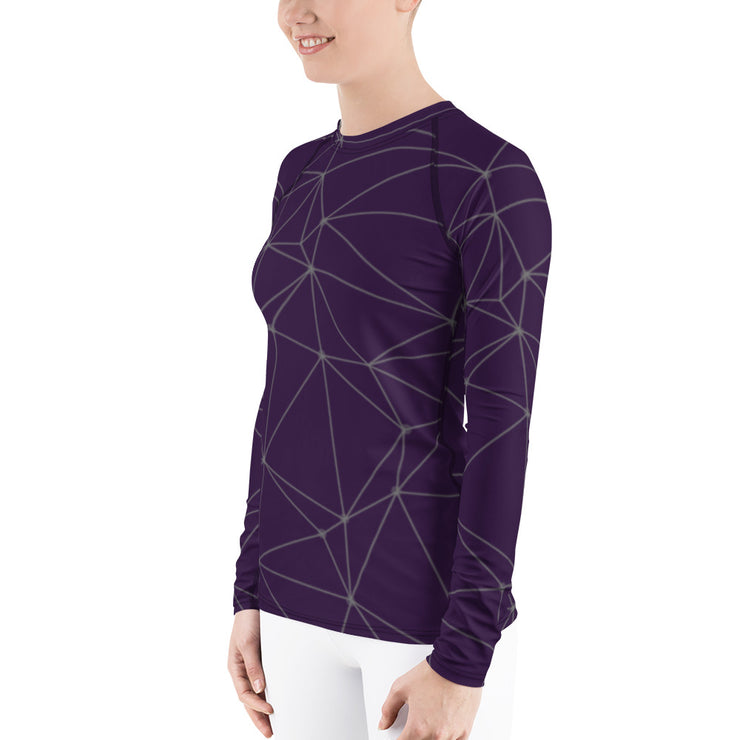 LSB Land & Sea Fitness Top in Deep Plum