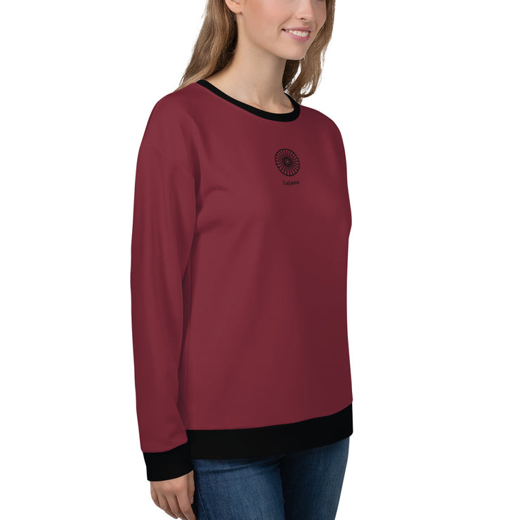 LSB "Classic" Pullover Fitness Sweatshirt in Biking Red