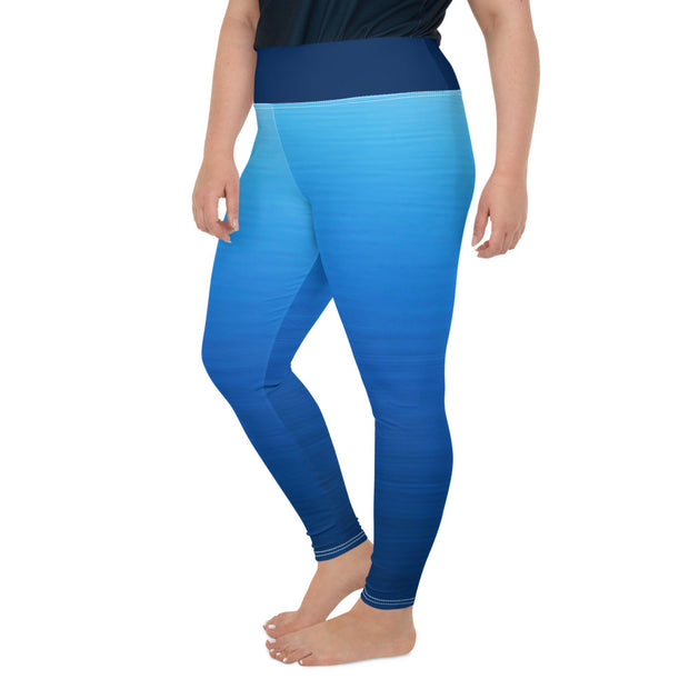 Athleisure Plus Size Leggings with great prints and colorful patterns like Athleisure leggings by Lululemon Athletica, Fabletics, Sweaty Betty, Under Armour, Nike and Adidas 