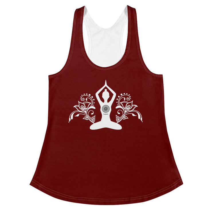 "Flower Child" Racerback Fitness Tank Top