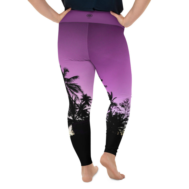 Athleisure Plus Size Leggings with great prints and colorful patterns like Athleisure leggings by Lululemon Athletica, Fabletics, Sweaty Betty, Under Armour, Nike and Adidas 