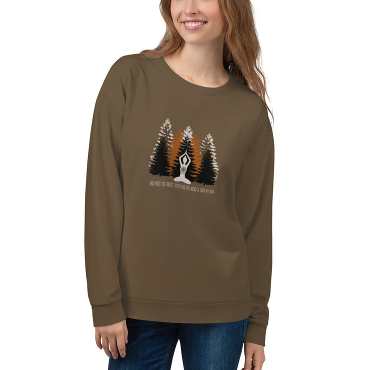 "Into the Forest" Pullover Fitness Sweatshirt