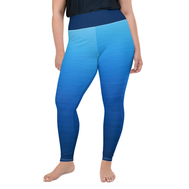 Athleisure Plus Size Leggings with great prints and colorful patterns like Athleisure leggings by Lululemon Athletica, Fabletics, Sweaty Betty, Under Armour, Nike and Adidas 