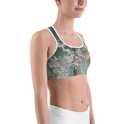 "Whispering Grass" Unpadded Fitness Bra