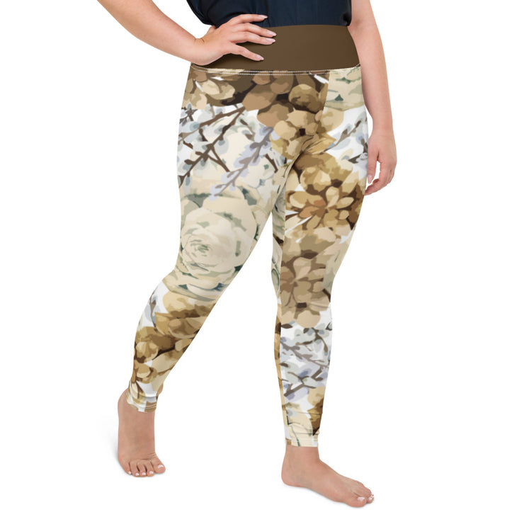 Athleisure Plus Size Leggings with great prints and colorful patterns like Athleisure leggings by Lululemon Athletica, Fabletics, Sweaty Betty, Under Armour, Nike and Adidas 