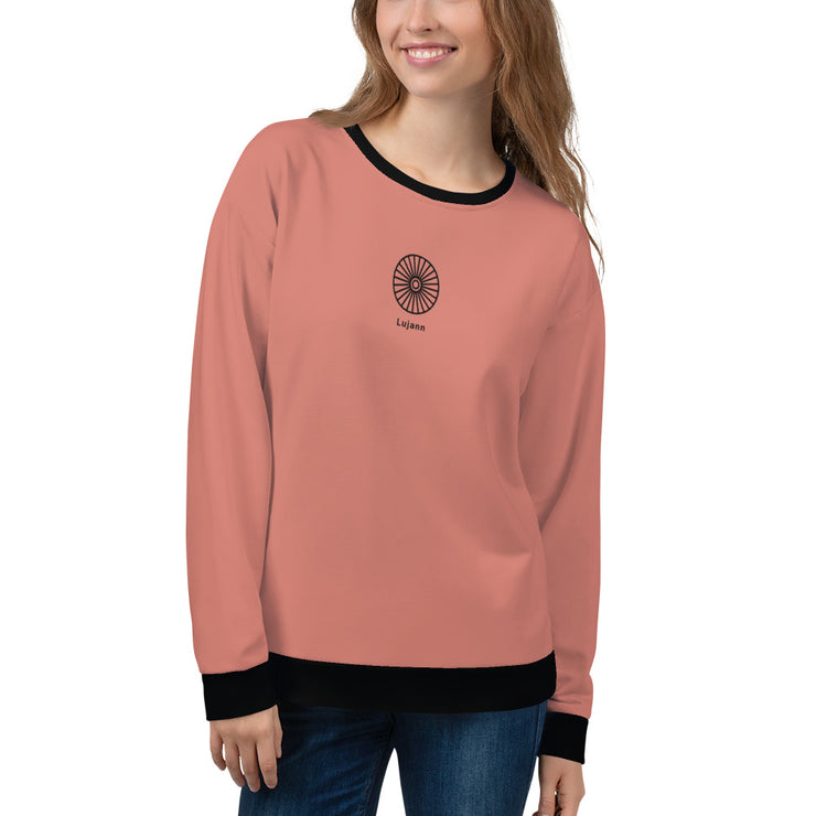 LSB "Classic" Pullover Fitness Sweatshirt in Crabapple